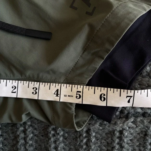 ASRV Men's Dark Green Athletic Shorts - Picture 9 of 9